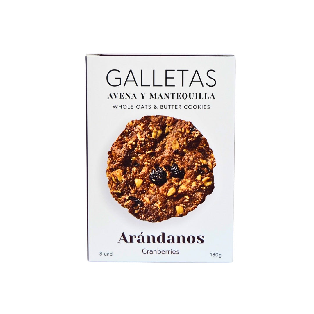 GALLETAS DE AVENA Y ARÁNDANOS