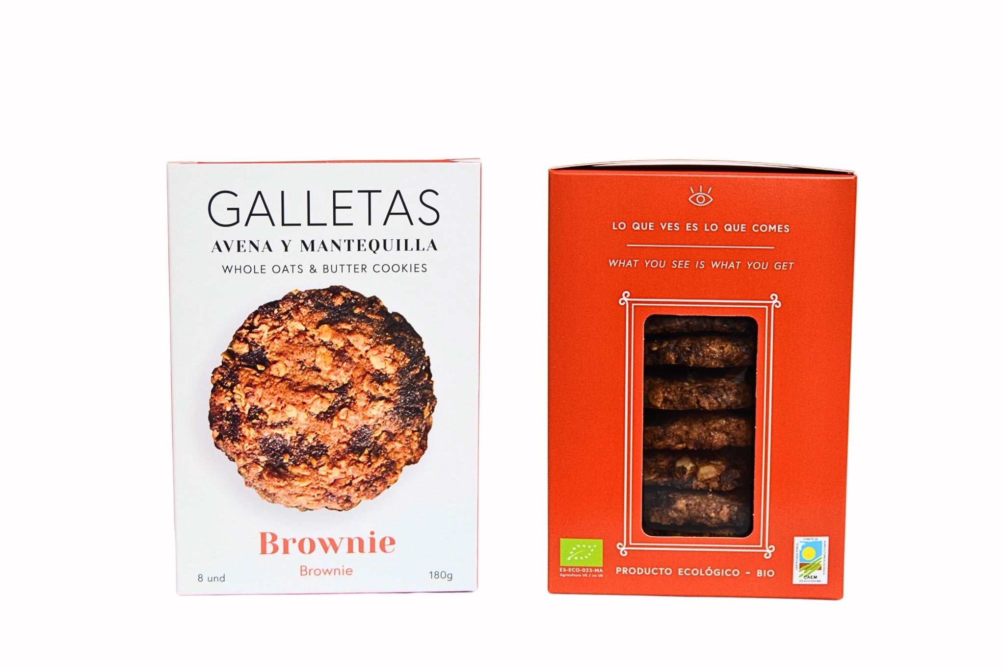 GALLETAS DE AVENA Y BROWNIE - 180g