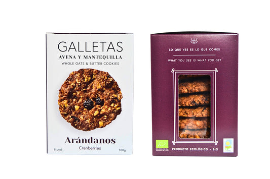 GALLETAS DE AVENA Y ARÁNDANOS