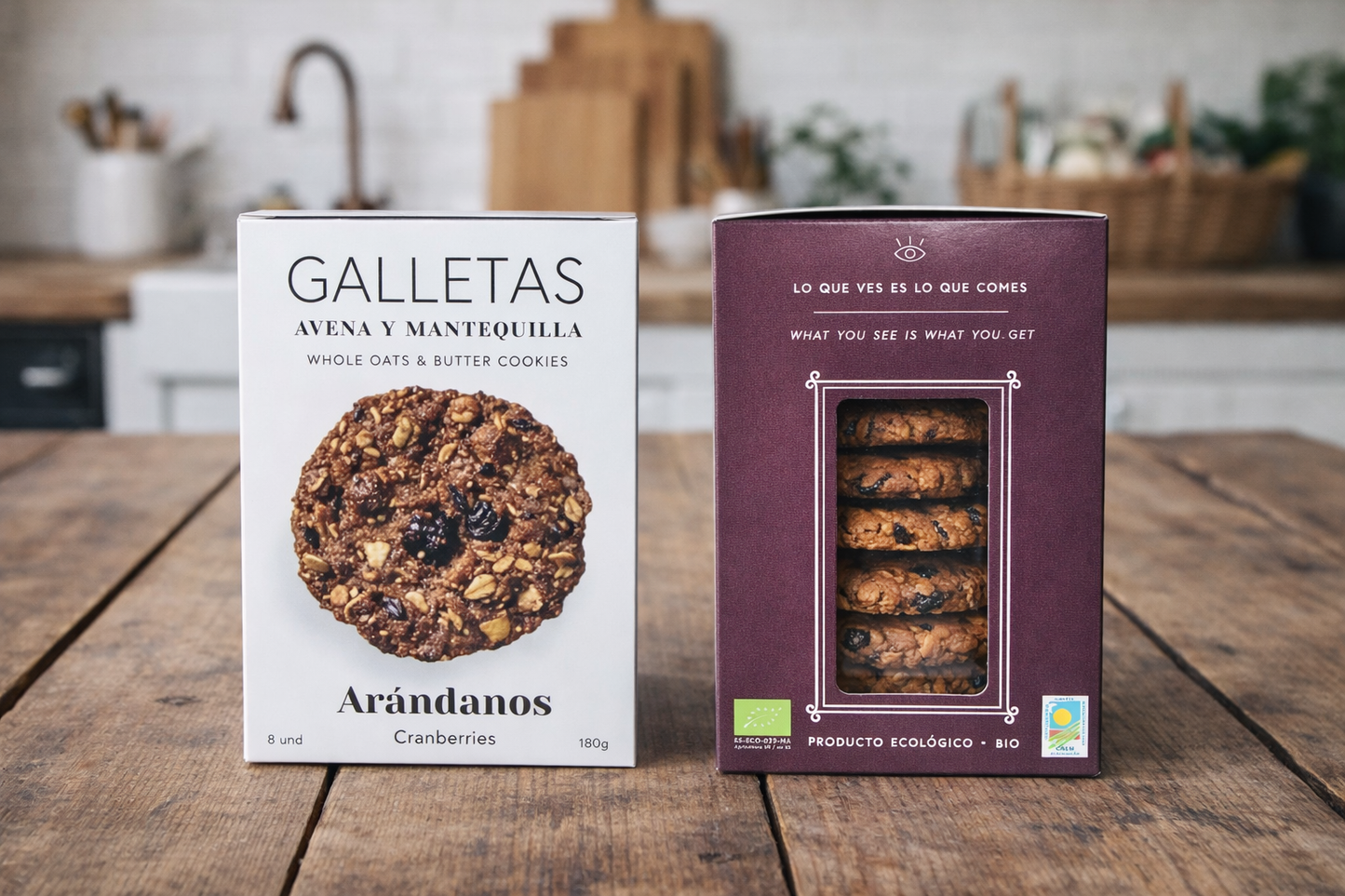 GALLETAS DE AVENA Y ARÁNDANOS