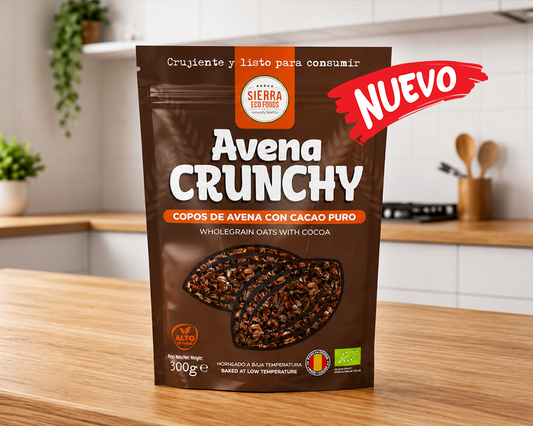 CRUNCHY DE AVENA CON CACAO PURO (300g)