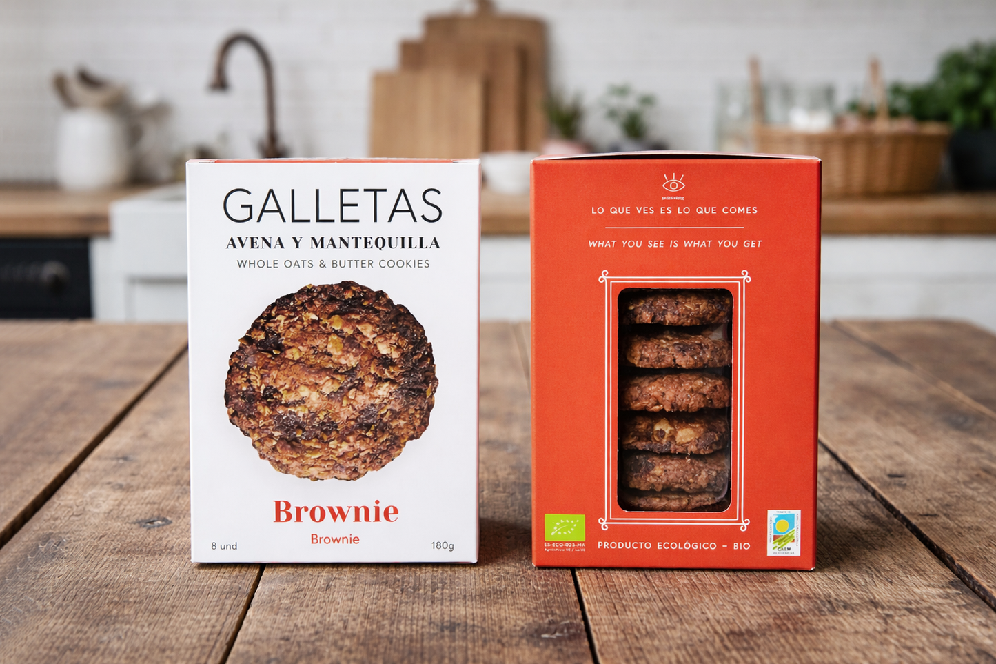 GALLETAS DE AVENA Y BROWNIE