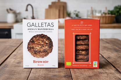 GALLETAS DE AVENA Y BROWNIE