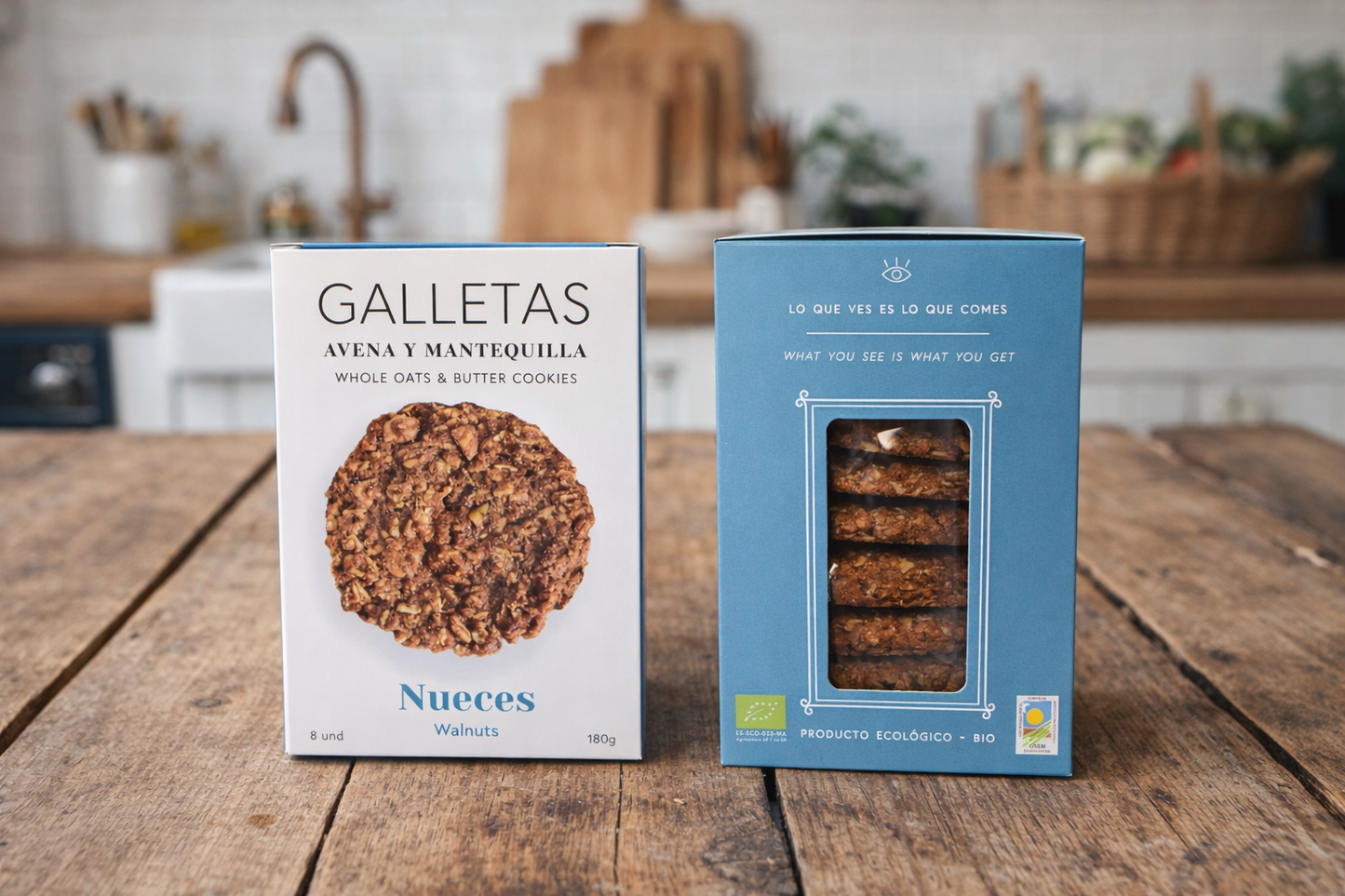 GALLETAS DE AVENA Y NUECES