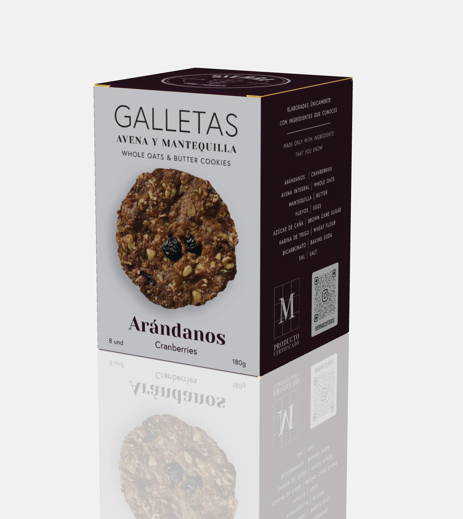 GALLETAS DE AVENA Y ARÁNDANOS